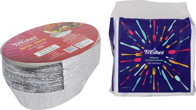 Freshee Aluminium Utility Container  - 600 ml(Silver)