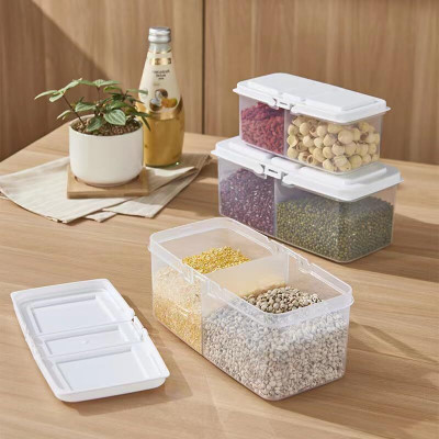 HELOVIA Plastic Grocery Container  - 1500 ml(Multicolor)