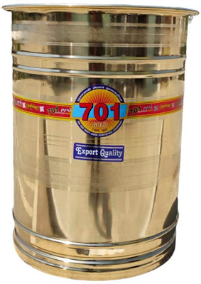 Lalit Brass Utility Container  - 20 L(Gold)