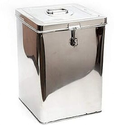 SHREE SAI TRADERS Stainless Steel Utility Container  - 4 kg(Silver)