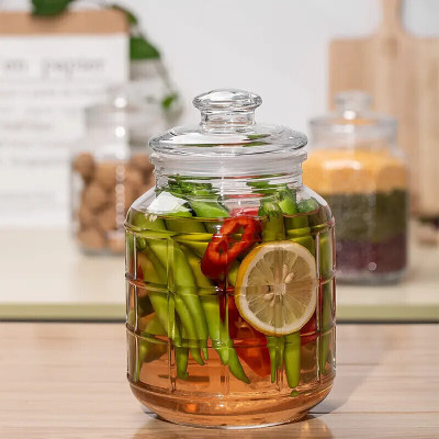 Avresta Glass Grocery Container  - 2000 ml(Clear)