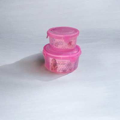 Shahzain Enterprise Plastic Utility Container  - 250 ml(Pack of 2, Pink)