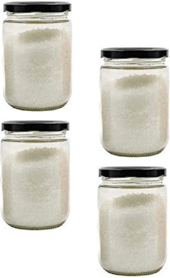 AFAST Glass Utility Container  - 500 ml(Pack of 4, Clear)