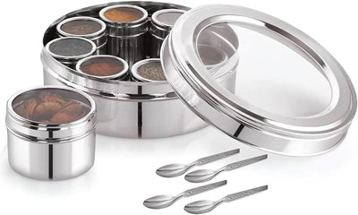 Dynore Stainless Steel Utility Container  - 2000 ml(Silver)