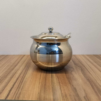 NorthImpex Stainless Steel Utility Container  - 375 ml(Silver)