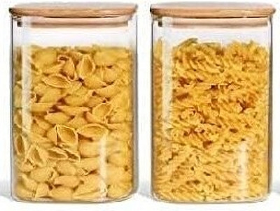 Adhunyk Glass Utility Container  - 220 ml(Pack of 2, Clear)