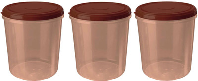 Randal Plastic Utility Container  - 5000 ml(Pack of 3, Brown)
