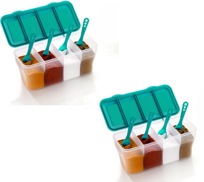 MAHADEVEENT Plastic Fridge Container  - 1500 ml(White)