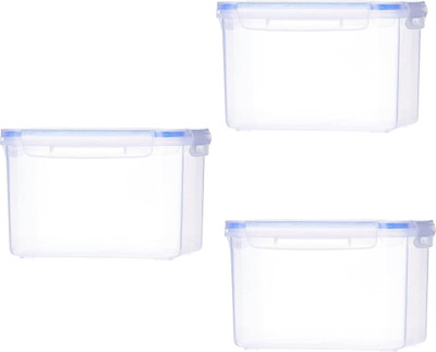 Nabhya Plastic Utility Container  - 1800 ml(Pack of 3, Clear)