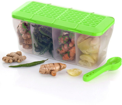 HELOVIA Plastic Grocery Container  - 1800 ml(Green)