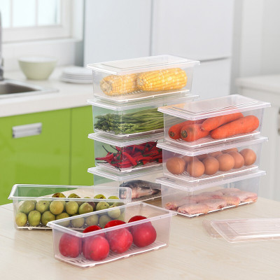 VIX Plastic Fridge Container  - 1500 ml(Pack of 9, Clear)