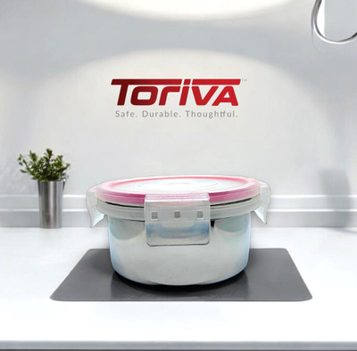 TORIVA Stainless Steel Utility Container  - 350 ml(Orange)