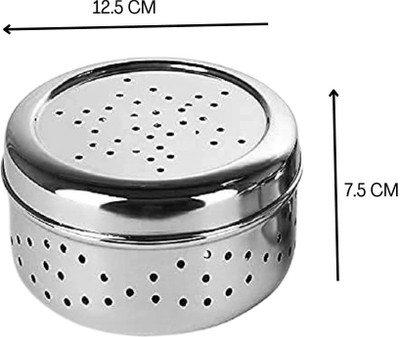 PRV Steel Fridge Container  - 600 ml(Silver)