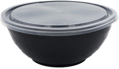 DISPOSALWALAA Plastic Utility Container  - 2000 ml(Pack of 25, Black)