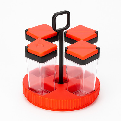 YASH Plastic Utility Container  - 100 ml(Red)