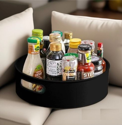 Charmpeak Plastic Grocery Container  - 1 kg(Black)
