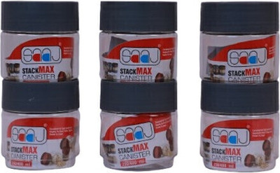EssaBella Plastic Utility Container  - 250 ml(Pack of 6, Multicolor)