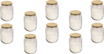 AFAST Glass Utility Container  - 300 ml(Pack of 10, Clear)