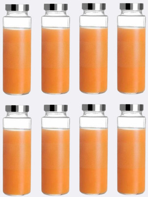 AFAST Glass Grocery Container  - 750 ml(Pack of 8, Clear)