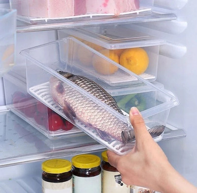 Ecodex Plastic Fridge Container  - 1500 ml(Pack of 6, White)