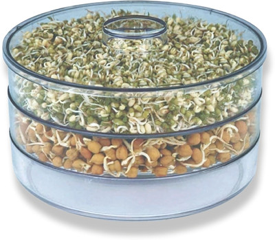 KEATON Plastic Sprout Maker  - 500 ml(White)