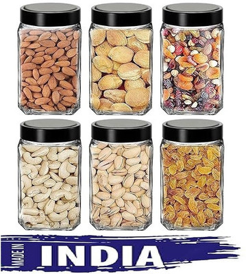 Brezzycloud Glass Pickle Jar  - 1000 ml(Clear)