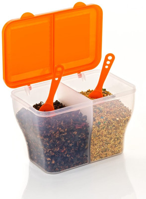 Metrolife Plastic Grocery Container  - 2000 ml(Orange)