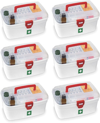 MILTON Plastic Utility Container  - 2500 ml(Pack of 6, White)