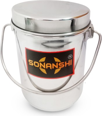 Sonanshi Steel Milk Container  - 1 L(Silver)