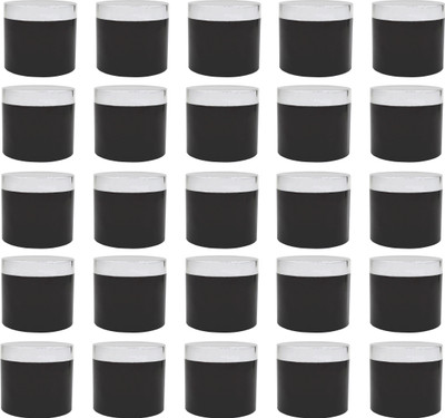 PrismaPac Plastic Utility Container  - 100 g(Pack of 25, Brown, Silver)