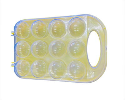Q8 Twinkle Plastic Egg Container  - 1.2 dozen(Multicolor)