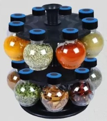 3D METRO SUPER STORE Plastic Grocery Container  - 250 g(Blue)