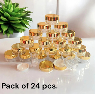 Divine Diet Plastic Utility Container  - 8 ml(Pack of 24, Transparent)