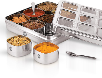 MARU Steel Utility Container  - 1800 ml(Silver)