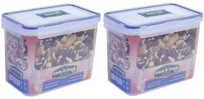 NEELESHWARI Plastic Utility Container  - 3570 ml(Pack of 2, Clear)