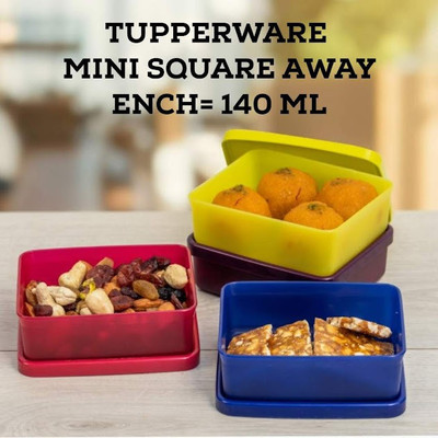 TUPPERWARE Polypropylene Utility Container  - 560 ml(Pack of 4, Multicolor)