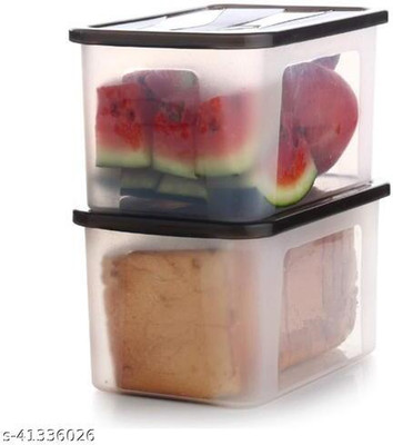 DCI Plastic Fridge Container  - 2000 ml(Pack of 2, Multicolor)