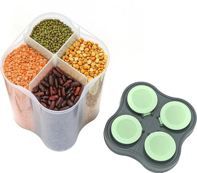 Ecodex Plastic Grocery Container  - 2400 ml(Grey)