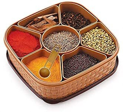 S R CREATION Plastic Utility Container  - 140 ml(Brown)