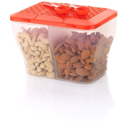 COLOSSAL Plastic Fridge Container  - 2000 ml(Red)