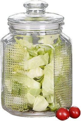 apmfashion Glass Cookie Jar  - 2.2 L(Clear)