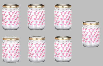 1st Time Glass Utility Container  - 500 ml(Pack of 7, Clear)