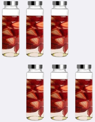 1st Time Glass Utility Container  - 750 ml(Pack of 6, Clear)