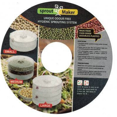 premium mart Plastic Sprout Maker  - 500 ml(Clear)