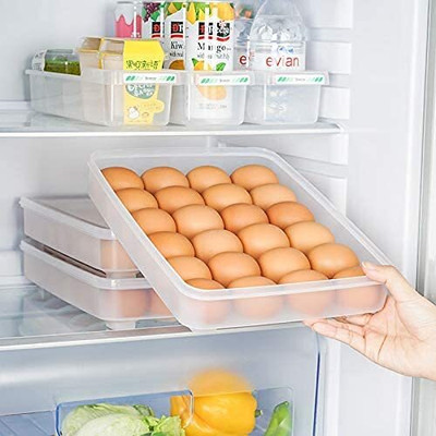 2Seven Plastic Egg Container  - 2 dozen(Clear)