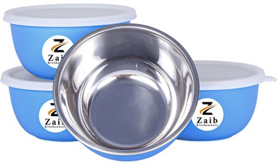 Zaib Steel, Polypropylene Grocery Container  - 500 ml(Pack of 4, Blue)