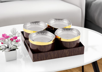 Nabhya Plastic Utility Container  - 500 ml(Brown)