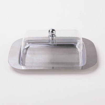 KUBER INDUSTRIES Stainless Steel Fridge Container  - 500 g(Silver)