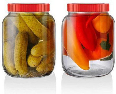 Adhunyk Glass Utility Container  - 3000(Pack of 2, Clear)