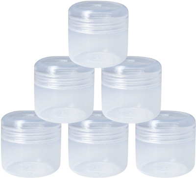 nsb herbals Plastic Utility Container  - 5 g(Pack of 6, Clear)